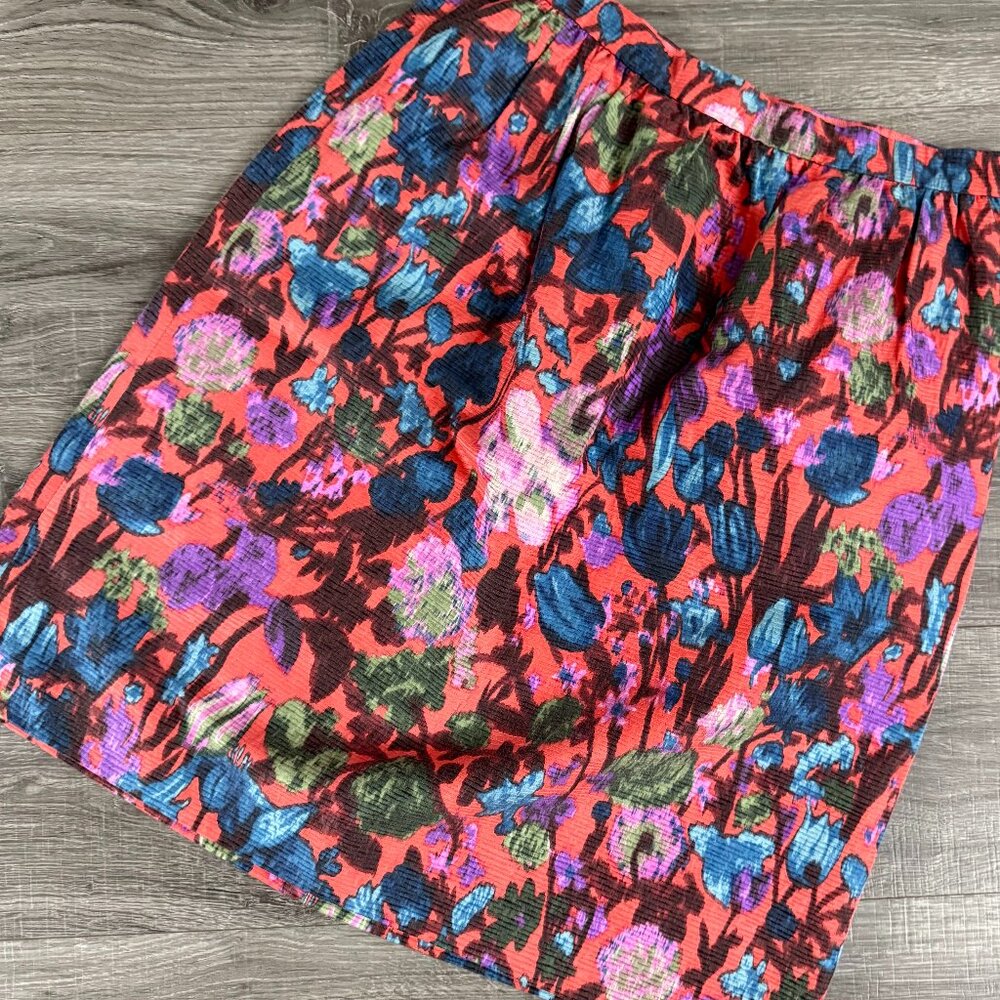 J. Crew Floral Pencil Skirt - Multicolor